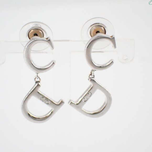 CD DIOR DROP EARRINGS - Picture 1 of 6